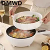DMWD 3L Multi-function Electric Stir-fry Meal Wok Non-Stick Frying Pan Food Steamer Smart Smoke-free Hot Pot Stew Cooking Heater 2