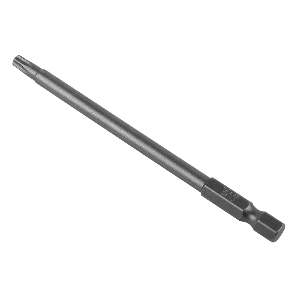 Sechskantschaft, Magnetkopf-Torx-Schraubendreher, Bit aus legiertem Stahl, 100 mm, T7/8/9/10/15/20/25/27/30/40, manipulationssicherer Stern für Sicherheit – Detail 15