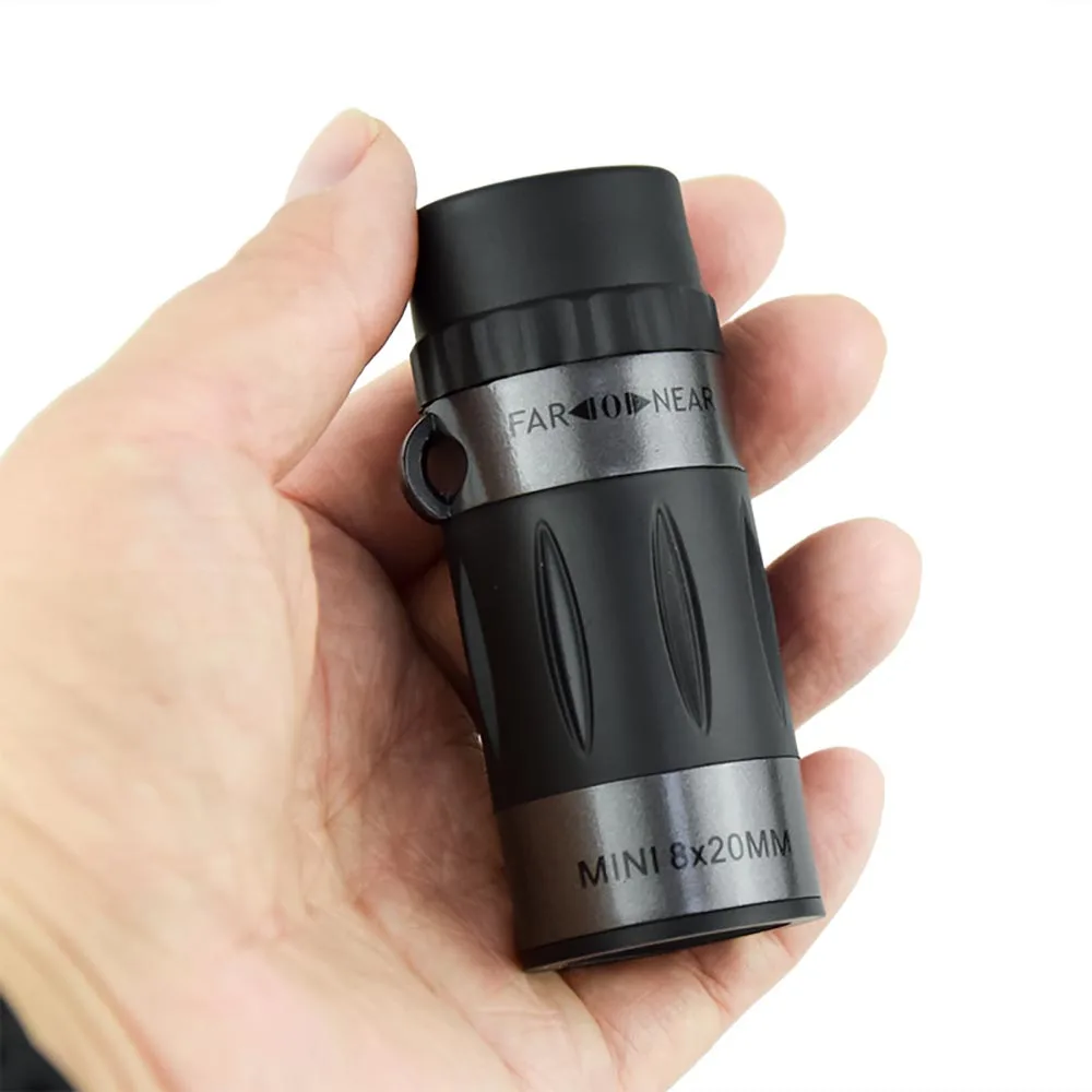 Mini Pocket 8x20 Prime Monocular Telescope with Cross Scale Ranging High Definition Optical Glass for Hiking Camping Wildlife 4