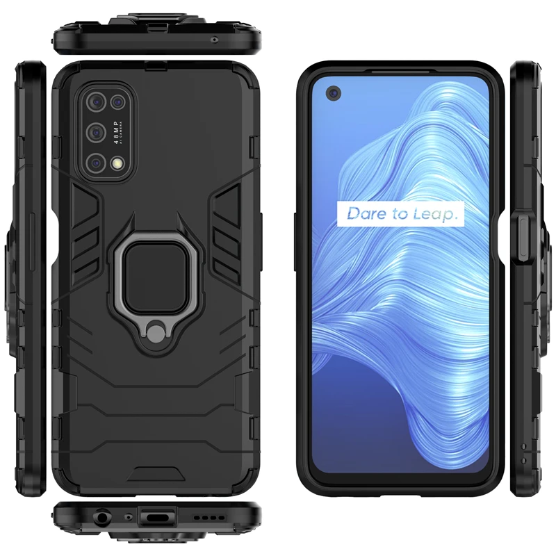 For Oppo Realme 7 5G Case Magnetic Suction Stand Full Cover For Realme 8i 7i 9i 7 8 Pro GT Neo 2 Case Cover For Realme 14 Pro+ — view 2