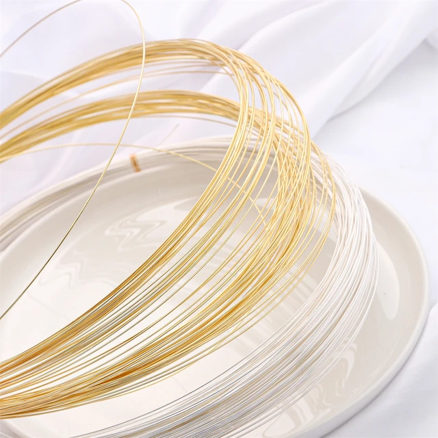 Real Gold 14k Wires Jewelry, 14k Gold Color Plated Wire