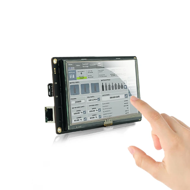 STONE 3.5 Inch HMI TFT-LCD Display Module with RS232/RS485/TTL  Interface+Controller Board for Industrial Use stone 5 0 inch control board hmi tft lcd display module with serial interface for industrial use