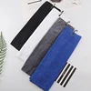 Tri-fold Golf Towel | Premium Microfiber Fabric | Heavy Duty Carabiner Clip | Four Color Options | Gift For Men And Women 2