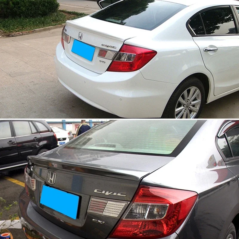 Alerón Trasero Estilo Type-R De Alta Calidad En ABS Negro Brillante Pintado Para Maletero De Honda Civic Sedán 2016-2021
