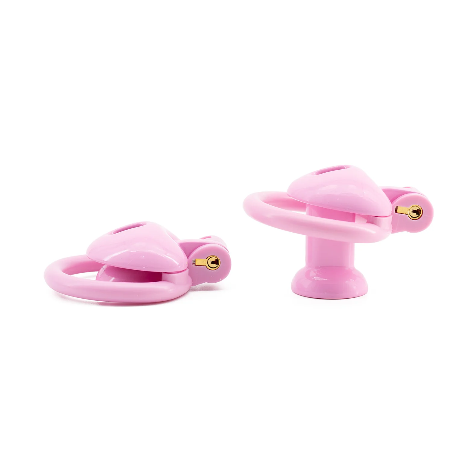 Heart negative plastic chastity locks male cock cage lower body hidden cross-dressing tools