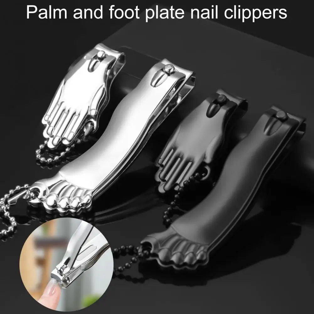 Nail Scissors Set Carbon Steel Hand Foot Shape 2Pcs/Set