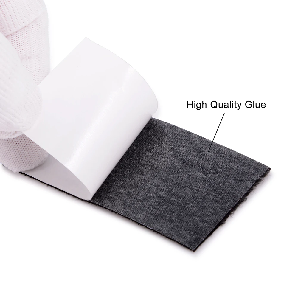 FOSHIO 5Meter Spare Soft Fabric Felt Tape For Car Scraper Window Film Tinting Vinyl Squeegee Edge Protector Cloth Wrapping Tools