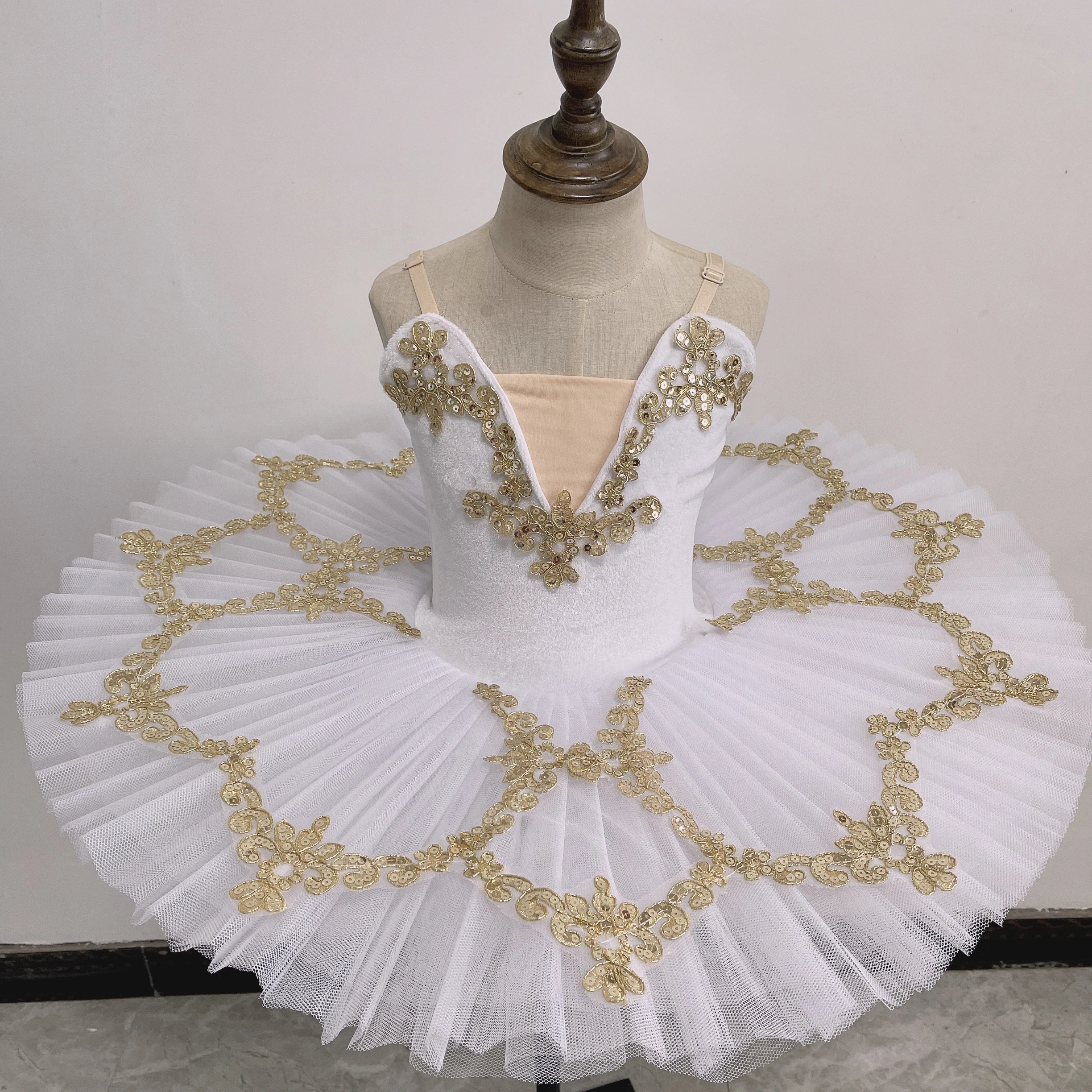 

Children Professional Ballet Tutu For Kids Girls Swan Lake Ballet Dance Clothes Adult Pancake Ballerina Figure Skating Dress