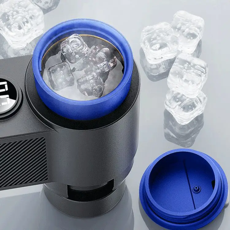 Intelligent Car Mounted Cooler Heater Dual-purpose Desktop Aluminum Cup Household Use 12V Universal Car Quick Cooling Cup