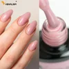 Venalisa Color Rubber Base Coat Jelly Pink Nail Polish 7.5ml Soak Off UV LED Natural Nude Soft Consistency Pastel Nail Manicure 2