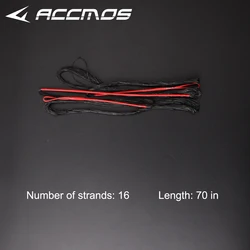 High - Quality Customized Archery Bow String Replacement - Durable Tire Line with Various Strand Options (16stands 177.8cm)
