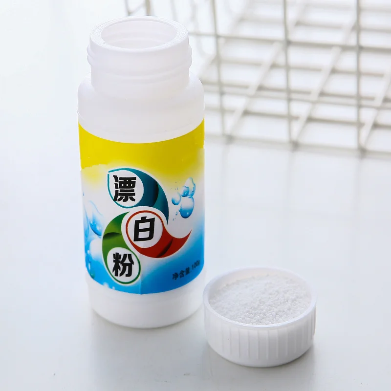 110g High-efficiency Clothing Trap Whitening Laundry Bleach Powder Active Whitener for Shoes Bleach Decontamination Care Agents