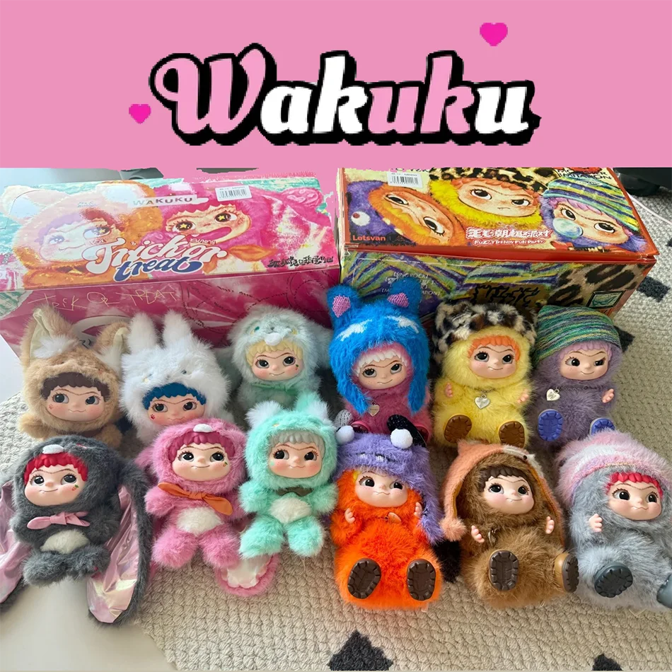 Wakuku V1 V2 Hair Trend Fun Party Series Blind Box Soft