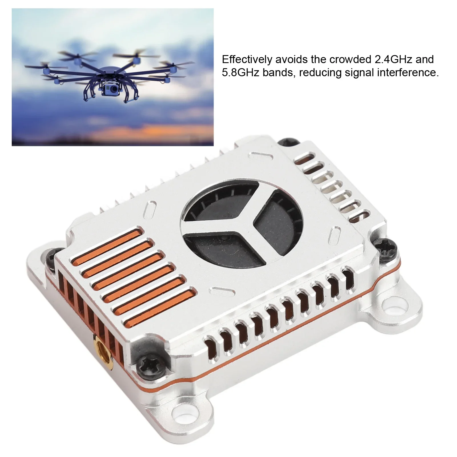 Module émetteur vidéo FPV 1.2G 2W VTX avec antennes, pour drone