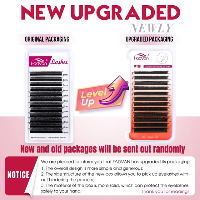 FADVAN 5D W 모양 속눈썹으로 매혹적인 눈매 연출