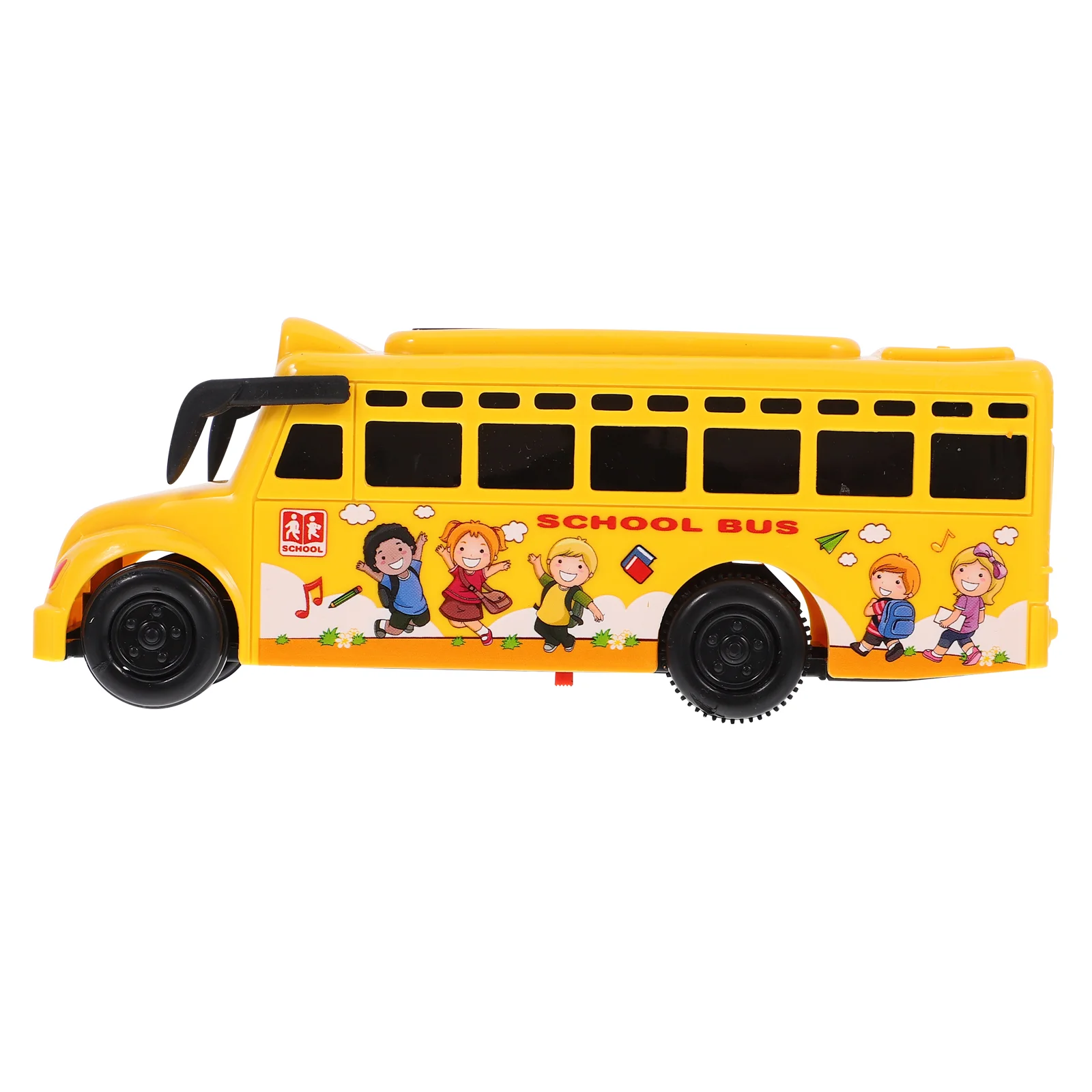 

Bus Toy Toys for Toddler Kids Model Toddlers Age 1-3 with Light and Sound Small Car