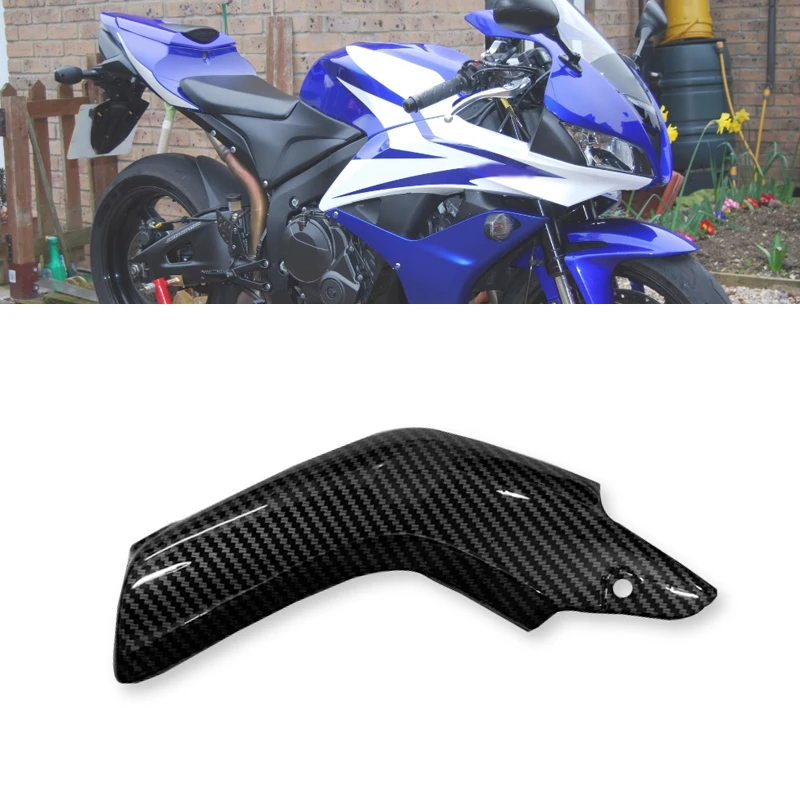 CBR600RR Motorcycle Side Panel Exhaust Heat Shield Cowl Carbon Fiber For Honda CBR 600RR F5 2007 2008 2009 2010 2011 2012 2013