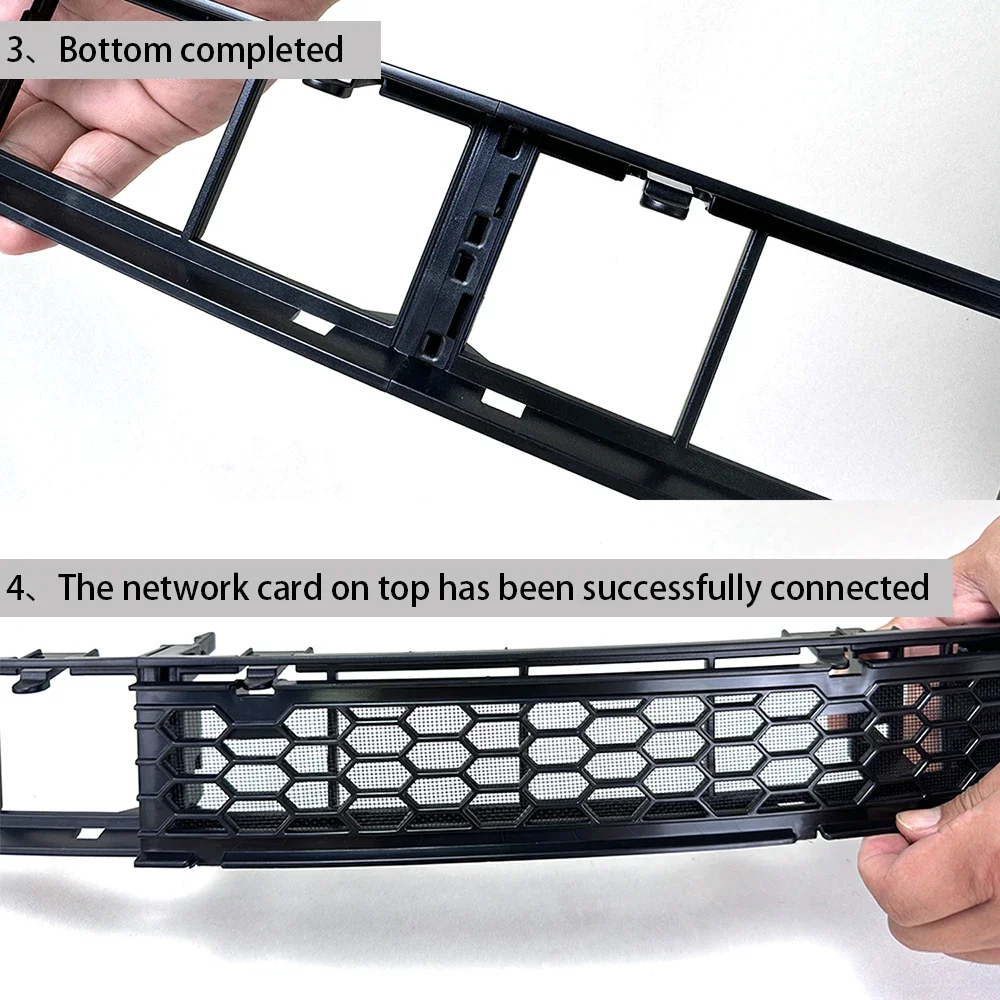 Enhanced Front Bumper Insect and Dust Protection Net with Inner Vent Grille Cover