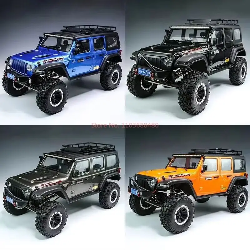 KYU 1/8 Yk4082 Rc Remote Control Car Climbing Car Professional Four-wheel Drive Door Bridge Differential Lock Off-road Vehicle 5
