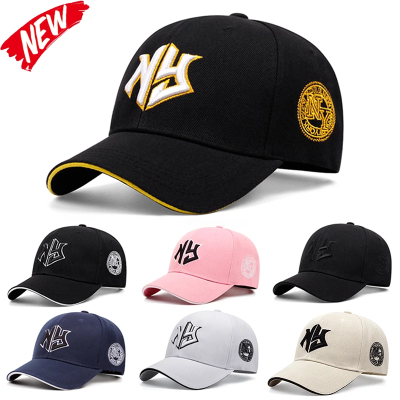 Neue Mode Buchstaben Stickerei Hip Hop Trucker Hüte Frauen Männer Baseball mützen weibliche männliche Sport visiere Snapback Cap Unisex Sonnenhut – Detail 1