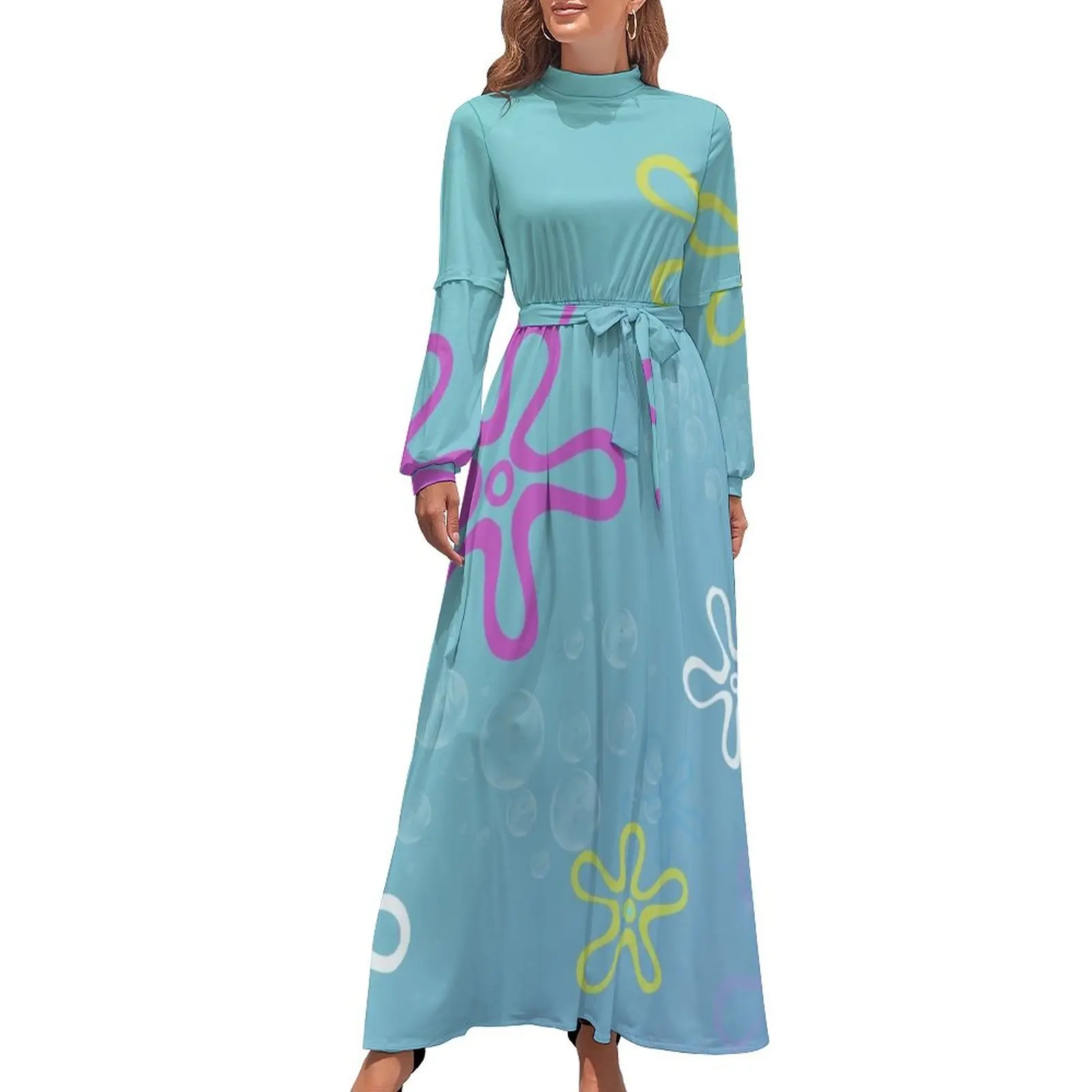 thumbnail image 1 of Vestido largo de bikini (temática hawaiana) para mujer, vestidos de cóctel, mono de verano, 1 of 5