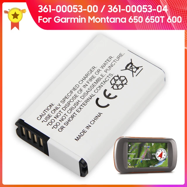 AliExpress Batterie Ersatz für V GPS 650 Garmin 650T 680 361-00053-04 - Montana 3,7 Neue 2000mAh 600 361-00053-00 VIRB