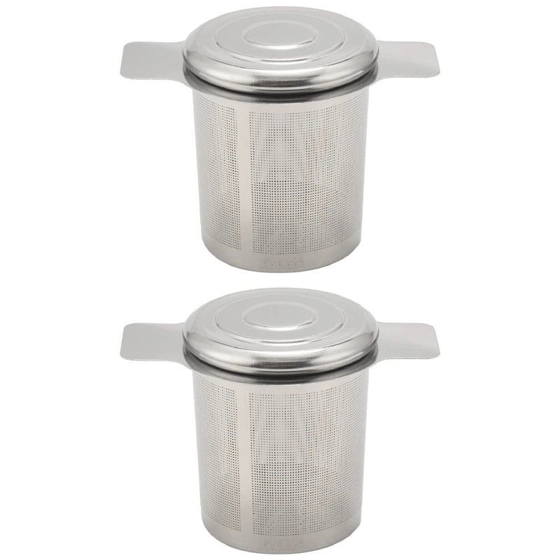 

2 упаковки, фильтры для чайной корзины, из нержавеющей стали