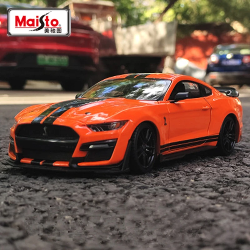 

Maisto 1:24 Ford Mustang Shelby GT500 Alloy Sports Car Model Diecast Metal Racing Car Model Simulation Collection Kids Toys Gift