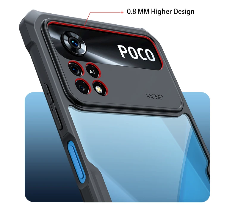Xundd מקרה טלפון POCO X4 X3 M4 פרו מקרה כרית אוויר עמיד הלם פגוש פגז מסך & עדשת הגנה מלאה בחזרה tranparent כיסוי motorola g stylus 5g phone case