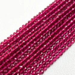 Lapis Lazuli Faceted Round Natural Stone Beads for Jewelry Making - 15 Strands (Quartz)