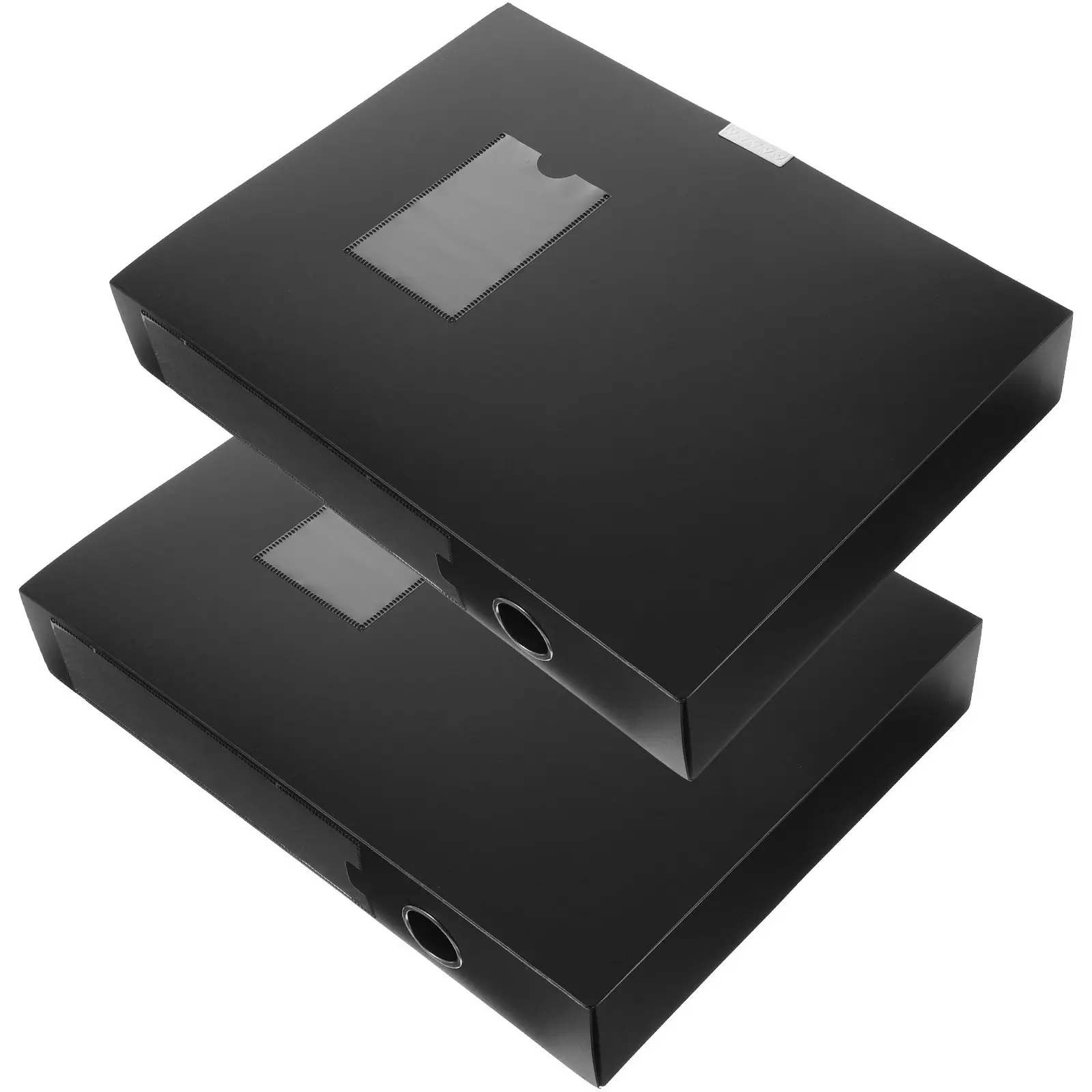 2Pcs A4 데스크탑 파일 주최자 사무실 연구용 책상 주최자 가정용 다기능 내마모성 종이 보관 상자