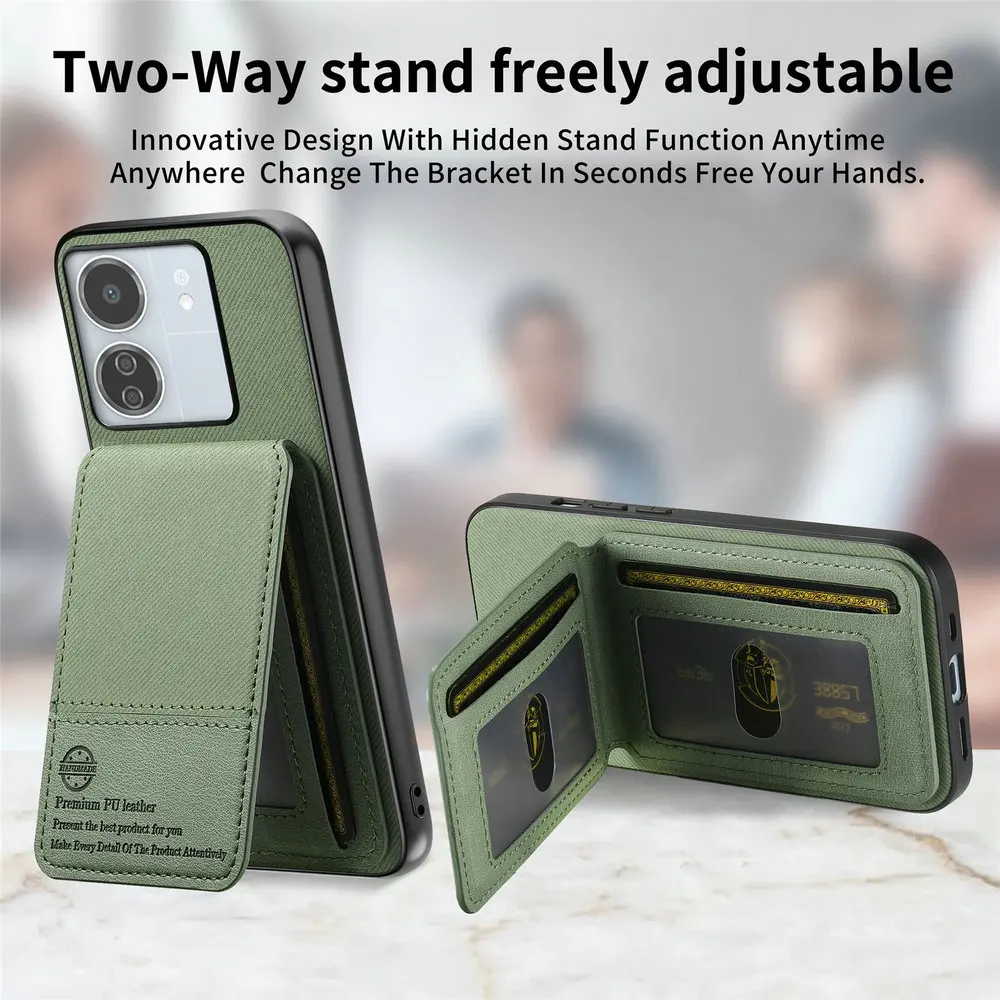 Premium Anti-Theft Leather 360° Protection Phone Case
