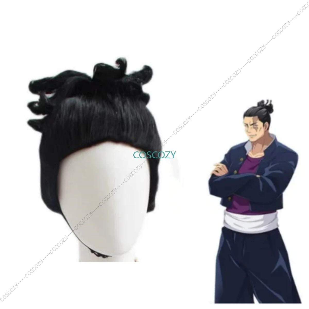 Aoi Todo Black Outfit Party Carnival Halloween Cosplay Costume