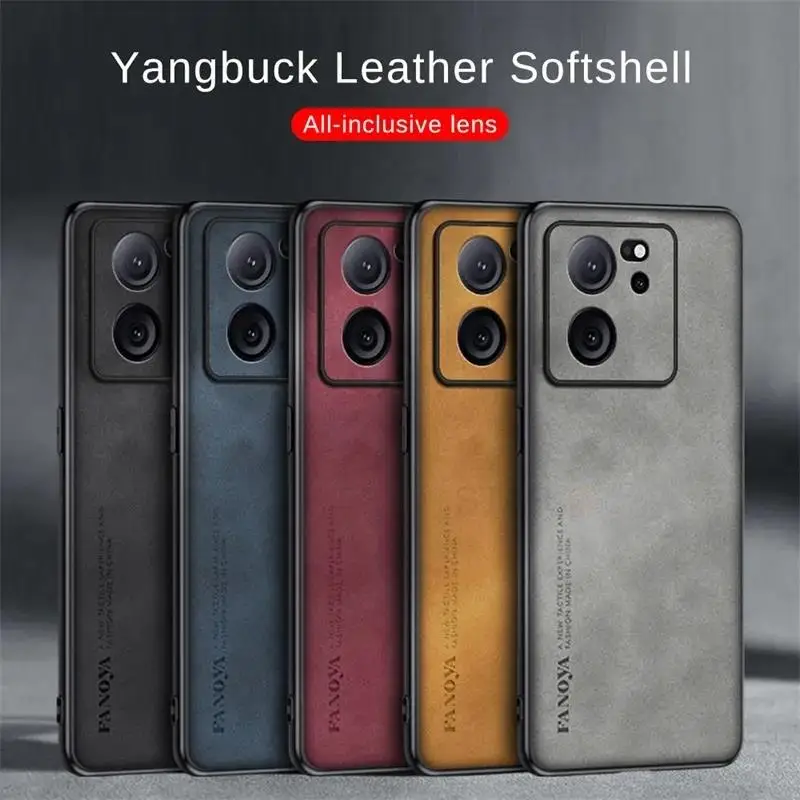 Luxury Vintage Sheepskin Leather Case - Retro Back Cover