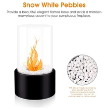 

Alcohol Fireplace Portable Small Camping Stove Desktop Cylindrical Metal Fireplace Outdoor Alcohol Lantern