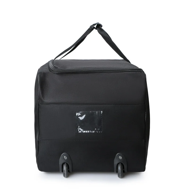 large capacity foldable travel bag on wheels air consignment package high capacity storage luggage handbag