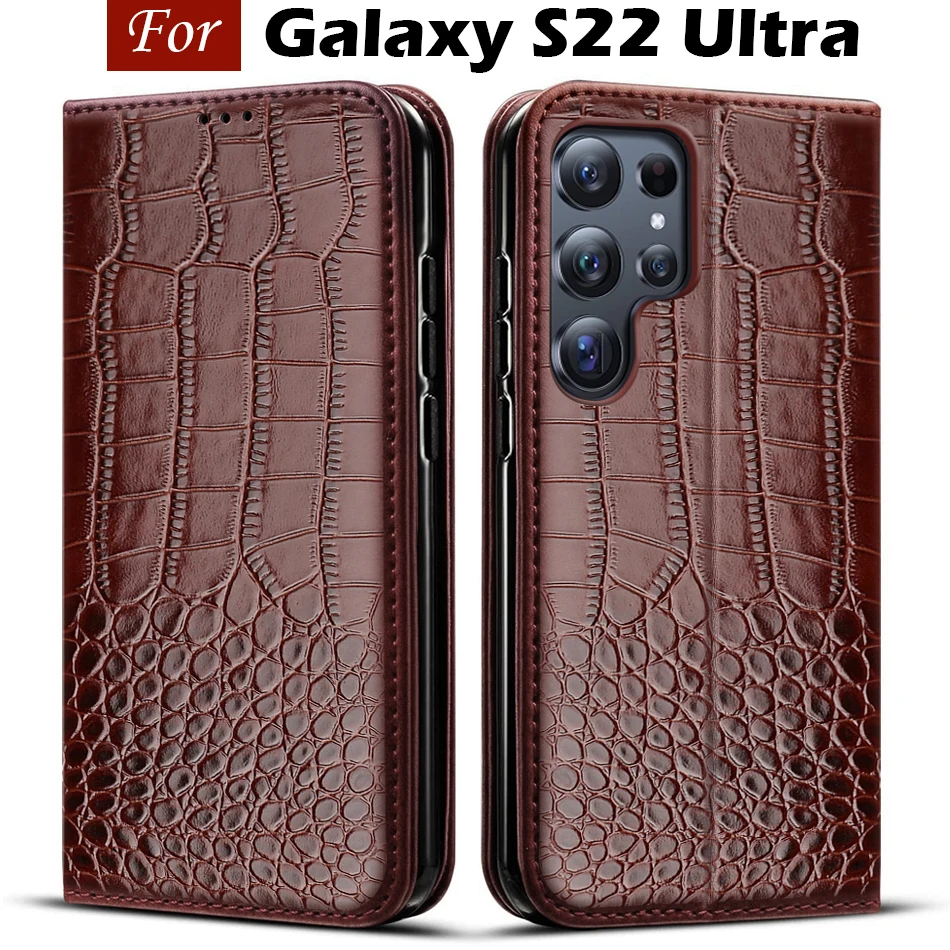 Luxury Leather & Silicone Flip Wallet Phone Case with Card Holder