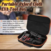 1pc Tool Bag, Electric Drill Storage Bag, Electric Grinder Bag, Electric Grinder Accessory Bag, Oxford Cloth Storage Bag 1