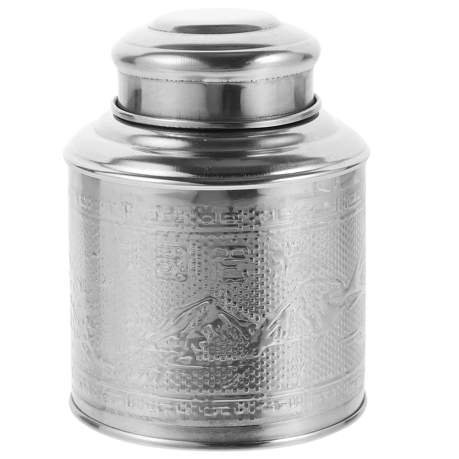 

Stainless Steel Tea Tea Packaging Iron Box Household Portable Mini Metal Tea Box Small Sealed Tea Canister Food Container