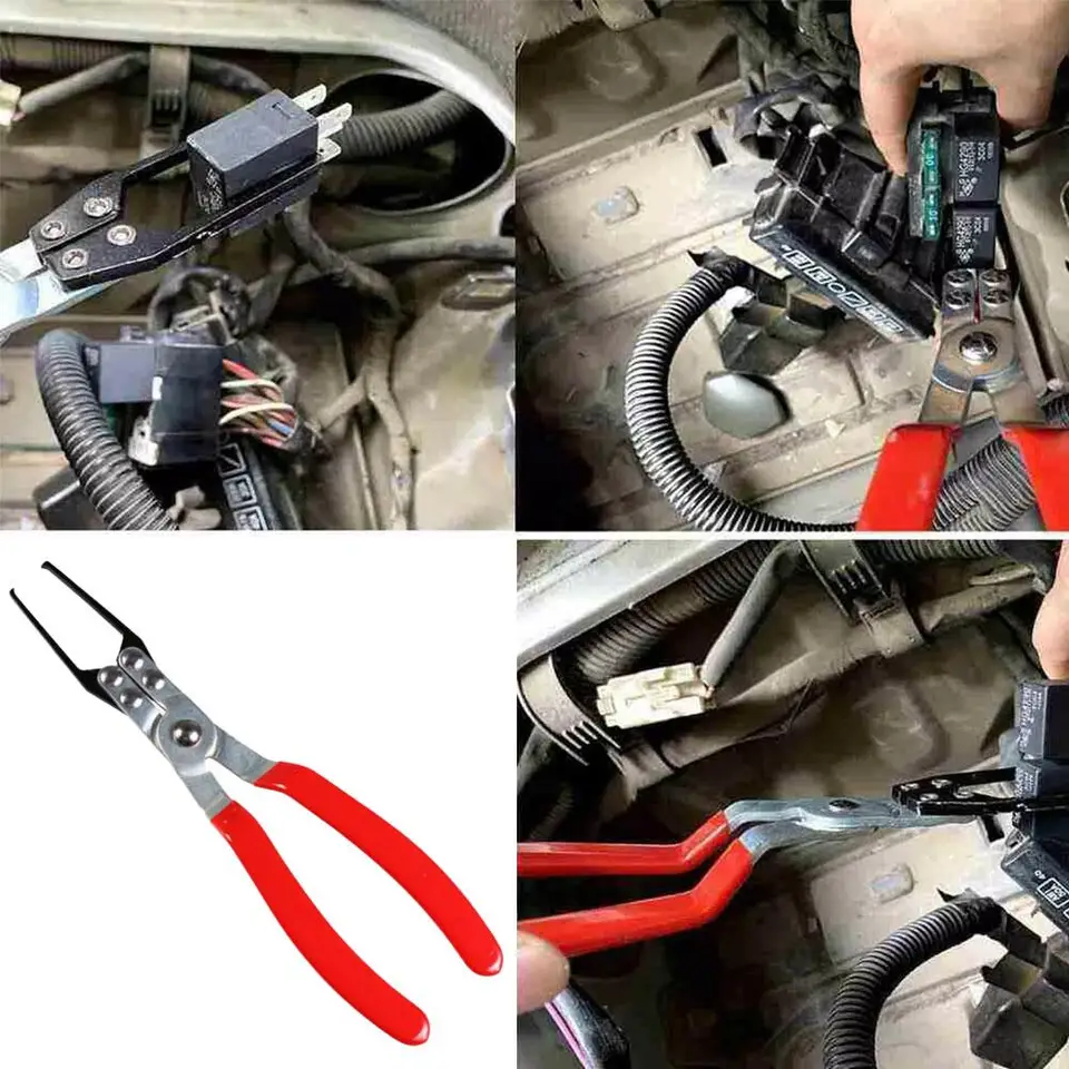 KOMITASUI Pince Extracteur De Relais Et Fusible, Outil De Démontage Automobile, Déconnexion électrique De Voiture (lot De 2