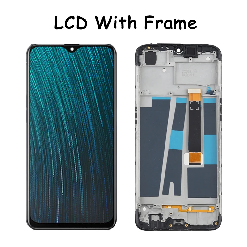 Aaa Mais Alta Ouality para Oppo A5s Lcd Cph1909 1920 1912 Display com Moldura da Tela de Toque Digitador Assembléia para Oppo Ax5s Lcd - Image 3
