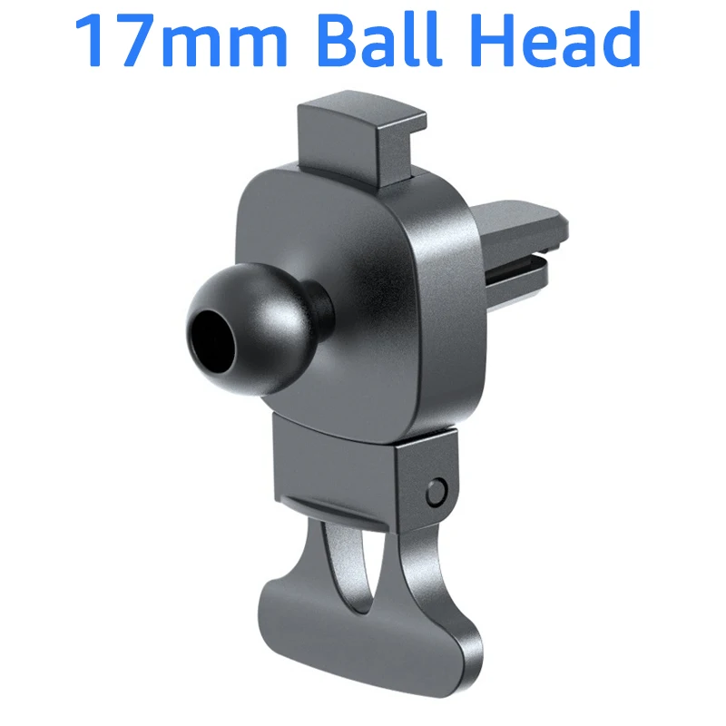 Car Air Vent Clip Upgraded 360 Degree Rotation 17mm Ball Head Base for Car Air Outlet Phone Holder Stand GPS Support