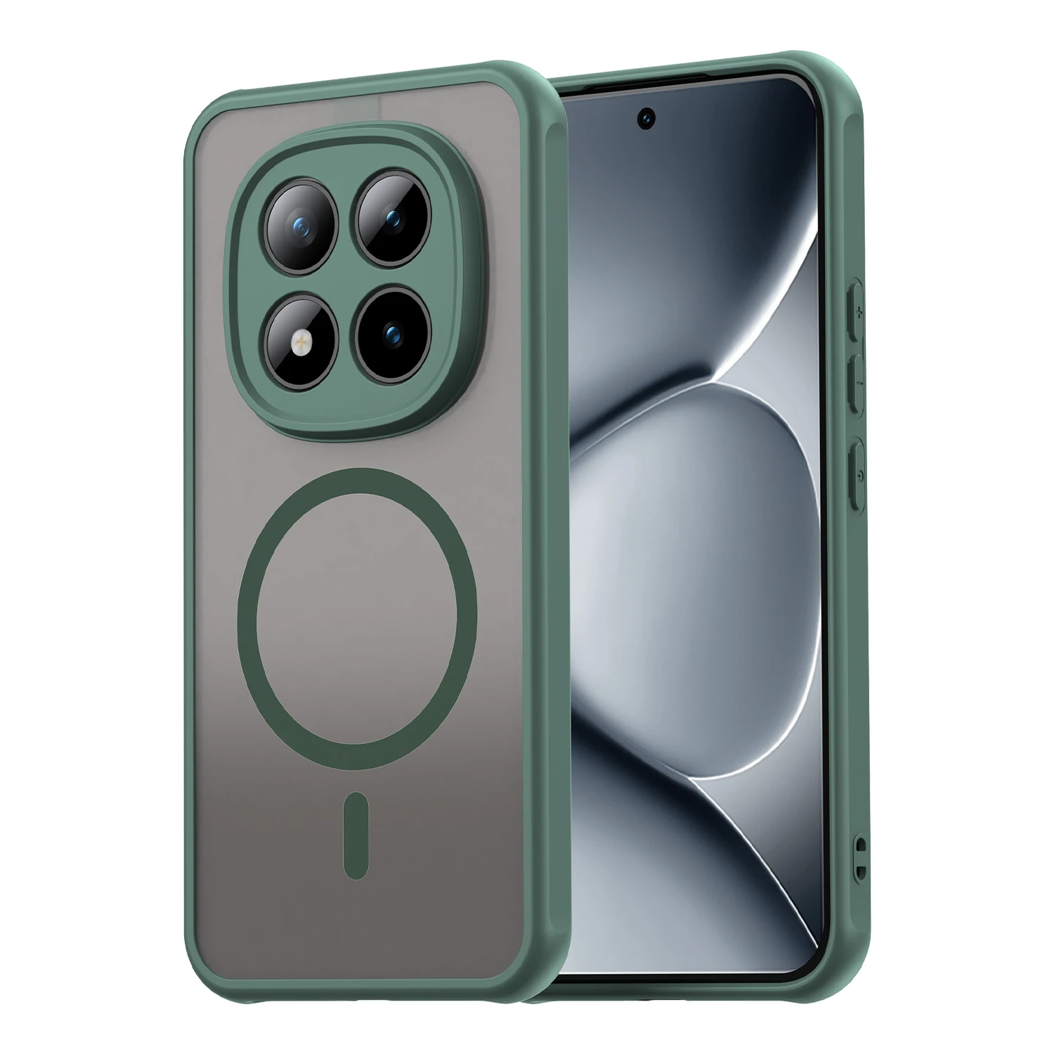 Luxury Matte Translucent Magnetic Shockproof Case - Magsafe Compatible