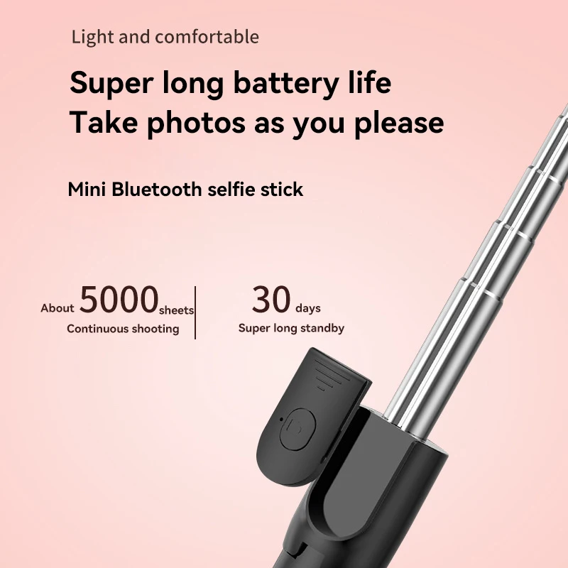 Xiaomi Bluetooth Selfie Stick Tripod Holder Remote Shutter Fill Light Extendable Wireless Remote Retractable Phone Stand selfie stick tripod selfie stick cell phone selfie stick smartphone selfie stick phone selfie tripod smartphone shooting holder
