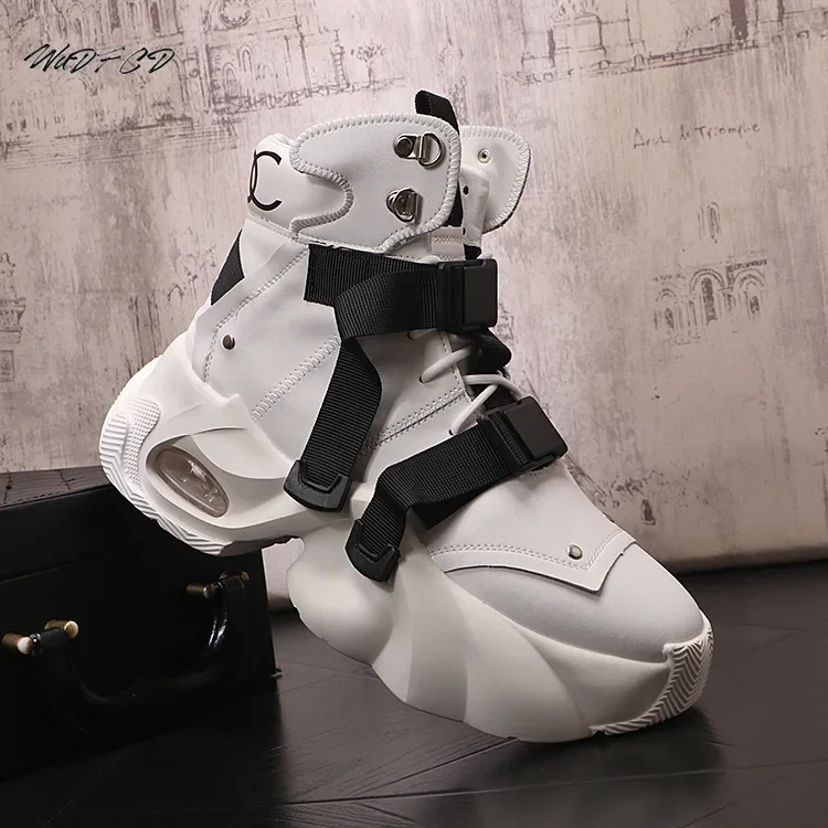 High Top Chunky Sneaker Men Designer Air Cushion Shoes Fashion