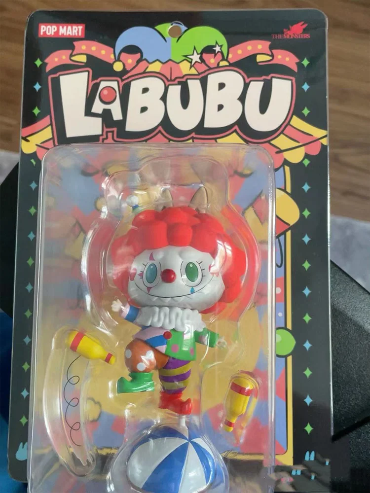 Pop Mart Labubu The Monsters Clown フィギュア New Authentic POP MART LABUBU WHYSOSERIOUS Series Circus Clown