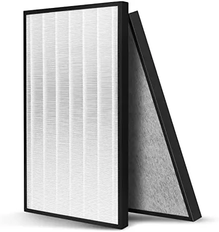

3-in-1 H13 HEPA Replacement Filter Compatible with Shark 600 series, HE601 and HE602 Air Purifier 6, Part Number HE6FKPET - 2 Pa