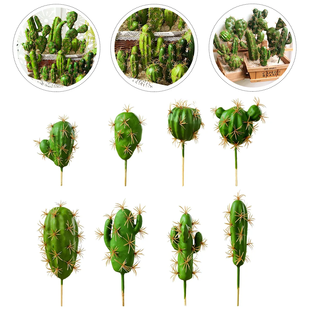 

8pcs Artificial Plants Realistic Texture for Flower Arrangement Indoor Home Office