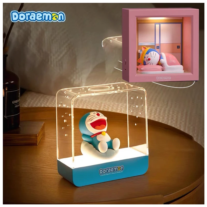 

Cartoon Kawaii Doraemon Cute Starry Night Light Bedroom Sleep Light Bedside Light Bedroom Led Night Light