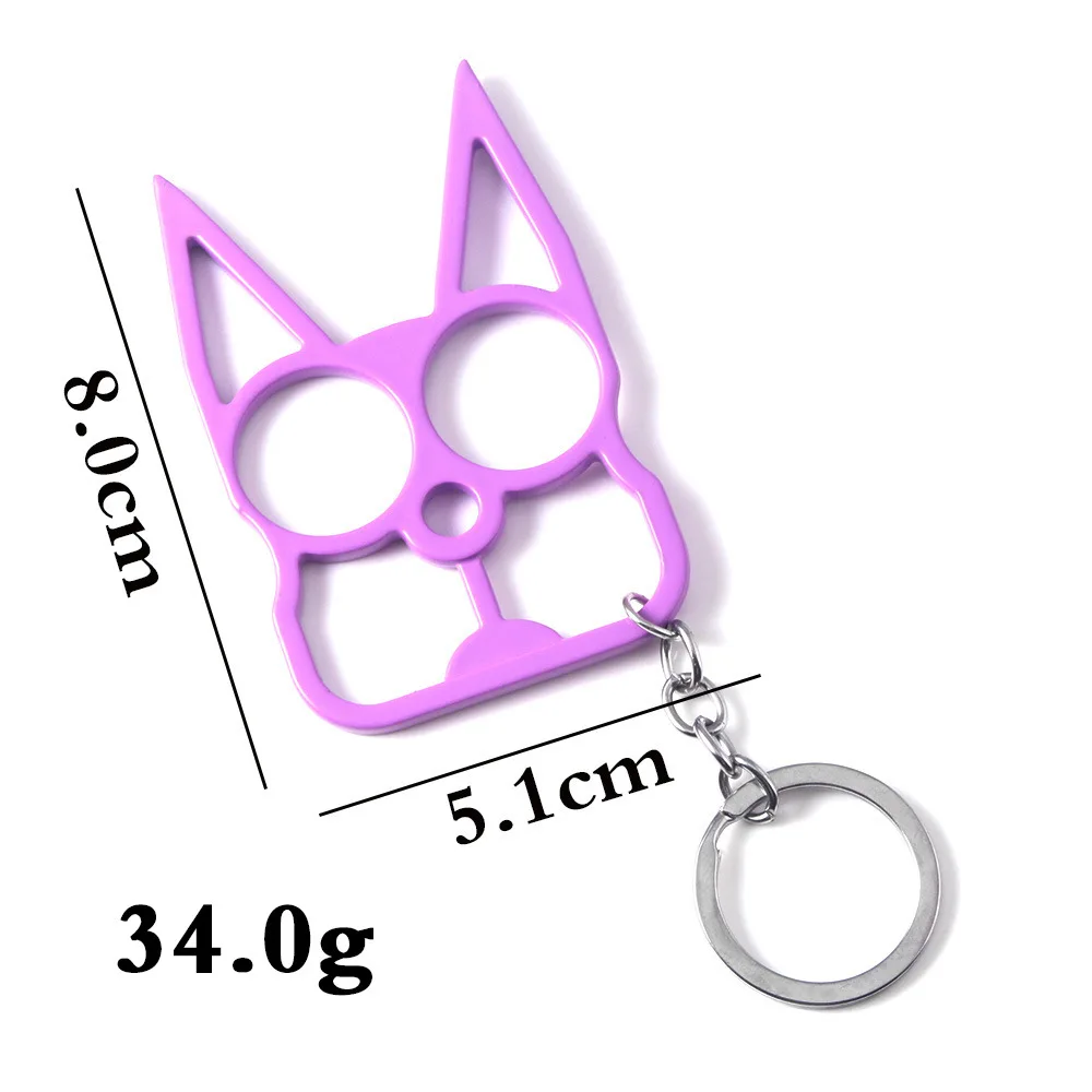 SOMEHOUR Trendy Cat Tool Keychain Opener Multi-function Ornaments Women Bag Keyring Jewelry Accessories Gifts 12 Pcs Wholesale